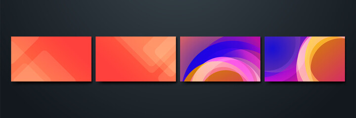 Obraz premium Transparant shape Colorful Abstract Geometric Design Background