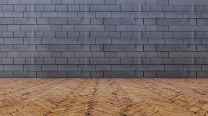 Industrial factory structure with mechanical machines for production with galvanized steel shed roof