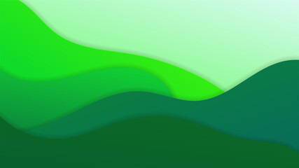 Gradient Fluid green Colorful Abstract Geometric Design Background