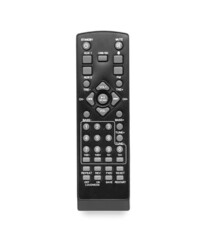 TV remote controller on white background