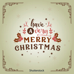 Hand-drawn Christmas tree branches background Free Vector