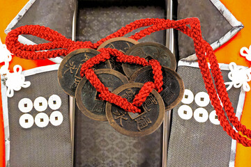 真田幸村の冥土への六文銭と陣羽織