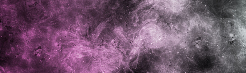 abstract space, colorful nebula, stars and sky