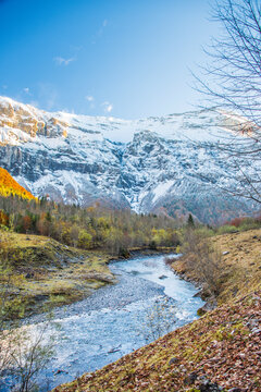 Cirque du Fer &agrave; Cheval, Sixt-fer-&agrave;-cheval, Haute Savoie, France