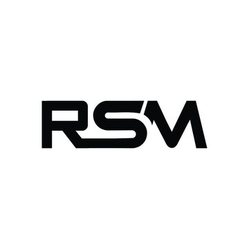 RSM Letter Initial Logo Design Template Vector Illustration, Modern logo design vector icon.	