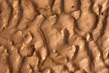 Waves of sand in a empty beach
