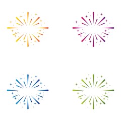 Obraz premium Star logo icon set