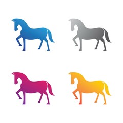 Horse icon set