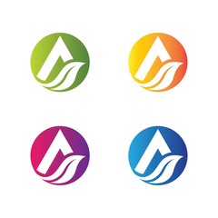 Initial Letter A  logo