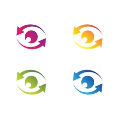 Eye care icon set