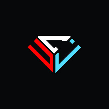 UCJ letter logo creative design. UCJ unique design