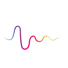 Sound waves vector illustration