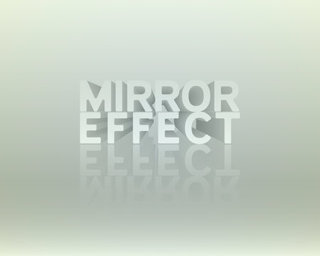 Editable reflective/mirror text effect in old color style + tutorial. Created using AI CS6.