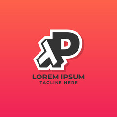 Obraz premium TP or PT Letter logo concept inspiration