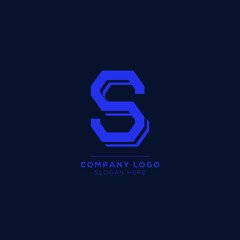 Premium Vector S initial letter Logotype for luxury branding. Elegant and stylish design for your Elite company.