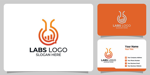 business combination labs logo and business card