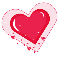 a series of vivid illustrations dedicated to valentine's day