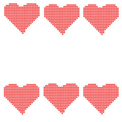 a series of vivid illustrations dedicated to valentine's day