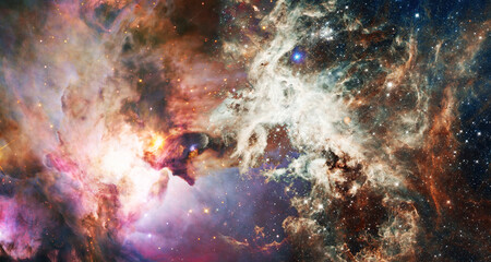 Star in the space. Collage on space, science and education items. Elements of this image furnished...