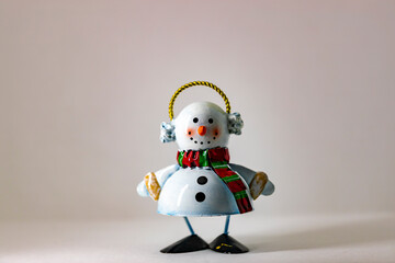 snowman centered with scarf