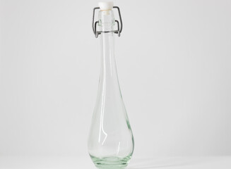clear glass  bottle