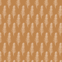 Christmas floral cheer vector seamless repeating pattern background. Trendy for fabric, texitle print, wallpaper, background, wrapping or invitation cards, packaging.