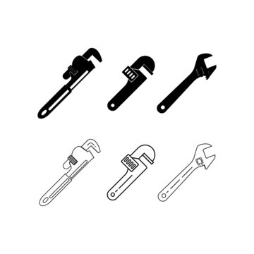 pipe wrench icon.