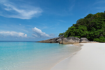 Paradise beach for relax on vacation at Similan island 