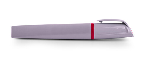 grey marker isolated on a white background with clipping path