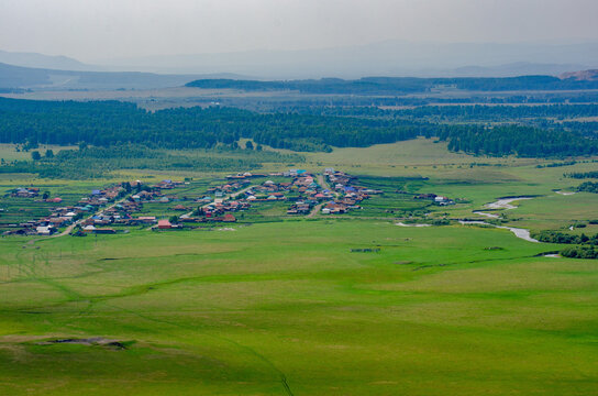 Гора Калкан (Вид на деревню Калканово) © Игорь Картавых