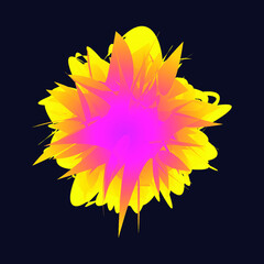 Beautiful wild flower colorful.