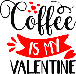 Valentine Coffee Graphic