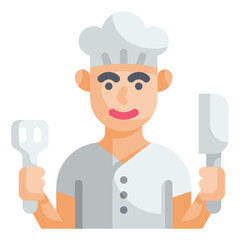 chef flat icon
