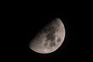 First quarter Lunar phase Moon