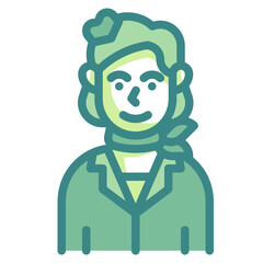 flight blue line icon