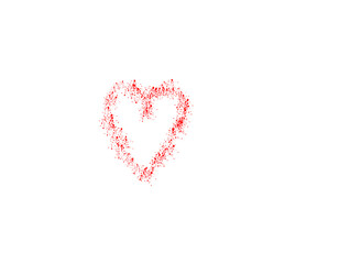 Love heart valentines day background card template wishes