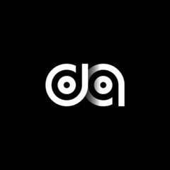DQ Letter Initial Logo Design Template Vector Illustration