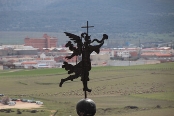 Detail of a weathervane in Segovia