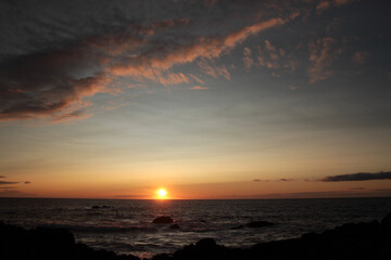 Sunset over the Atlantic, from the lighthouse of Corrubedo