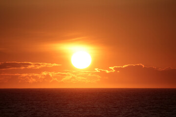 Sunset over the Atlantic, from the lighthouse of Corrubedo