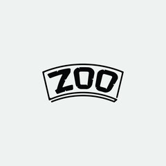Zoo text or logotype with custom font