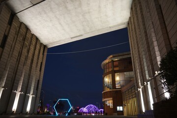 横浜みなとみらいの夜景