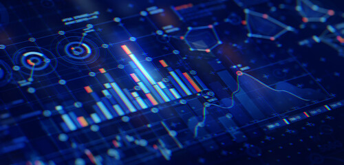 Financial data document graph chart report statistic marketing research development  planning...