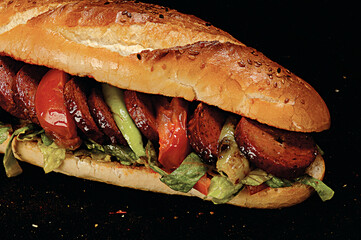 Sucuk Ekmek / Sausage in Bread Sandwich