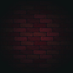Fototapeta na wymiar square background wall of red and brown bricks