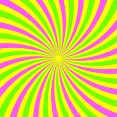 Spiral hypnotic colorful background
