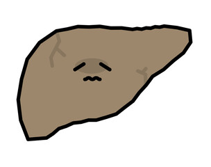 肝臓　キャラクター　肝硬変