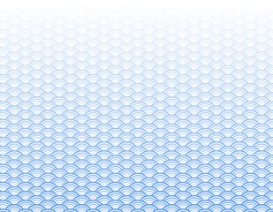 青海波模様　和風グラデーション背景素材