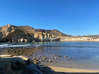 Los Cocederos beach in Almer&iacute;a, Andalusia