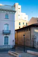 old town of Valencia street view